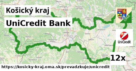 UniCredit Bank, Košický kraj
