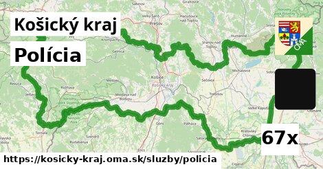 Polícia, Košický kraj