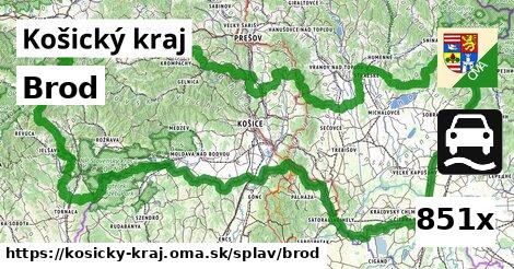 Brod, Košický kraj