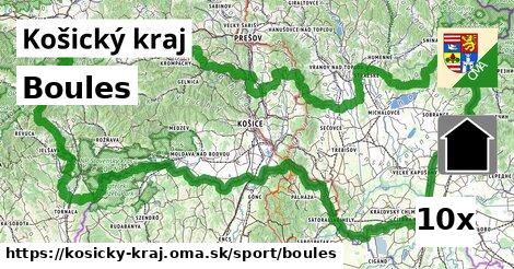 Boules, Košický kraj