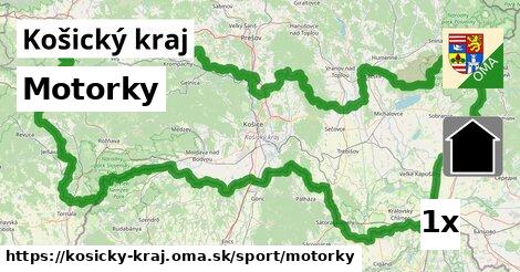 Motorky, Košický kraj