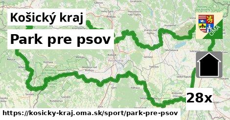 park pre psov v Košický kraj