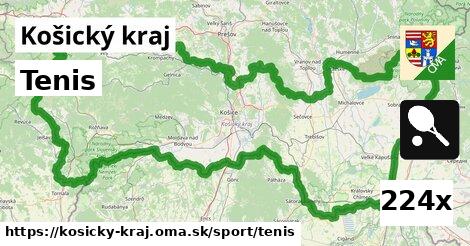 Tenis, Košický kraj