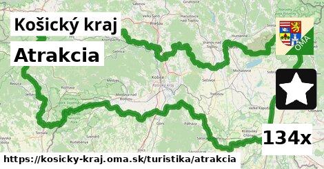 Atrakcia, Košický kraj