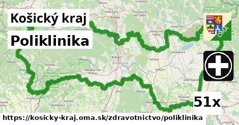 Poliklinika, Košický kraj