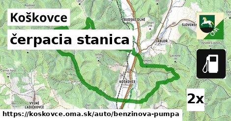 čerpacia stanica, Koškovce