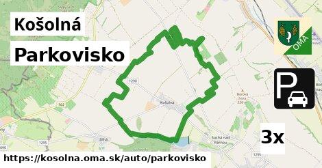 Parkovisko, Košolná