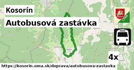 Autobusová zastávka, Kosorín