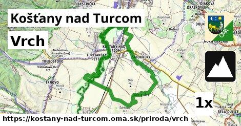 Vrch, Košťany nad Turcom