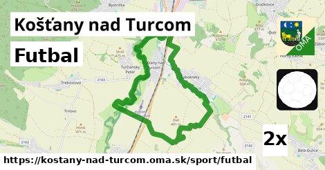 Futbal, Košťany nad Turcom