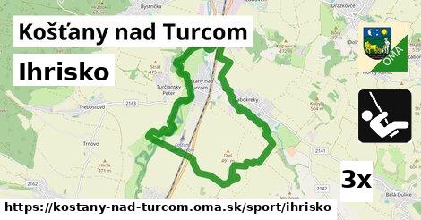 Ihrisko, Košťany nad Turcom