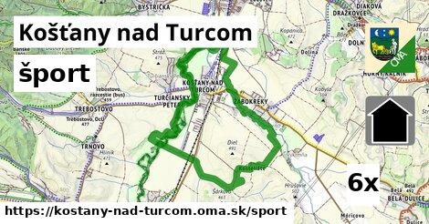 šport v Košťany nad Turcom