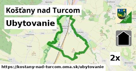 ubytovanie v Košťany nad Turcom