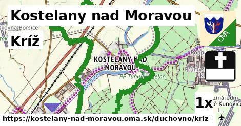 Kríž, Kostelany nad Moravou