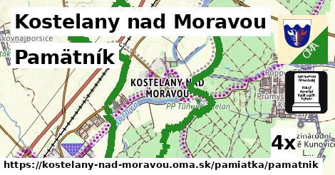 Pamätník, Kostelany nad Moravou