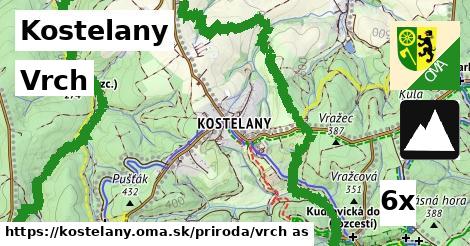 Vrch, Kostelany