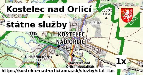 štátne služby, Kostelec nad Orlicí