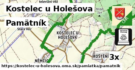 Pamätník, Kostelec u Holešova