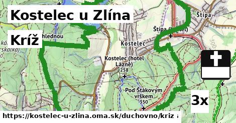 Kríž, Kostelec u Zlína