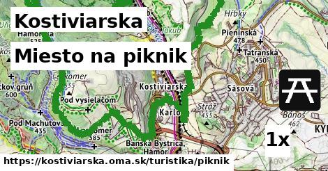 miesto na piknik v Kostiviarska