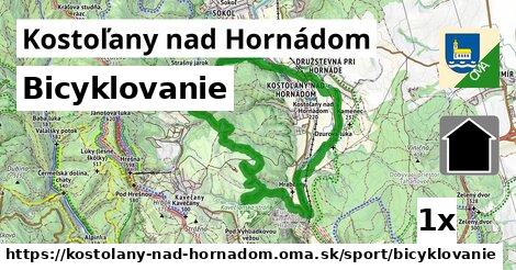 Bicyklovanie, Kostoľany nad Hornádom