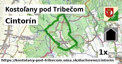Cintorín, Kostoľany pod Tribečom
