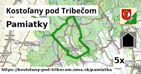 pamiatky v Kostoľany pod Tribečom