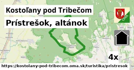 Prístrešok, altánok, Kostoľany pod Tribečom