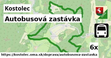 Autobusová zastávka, Kostolec