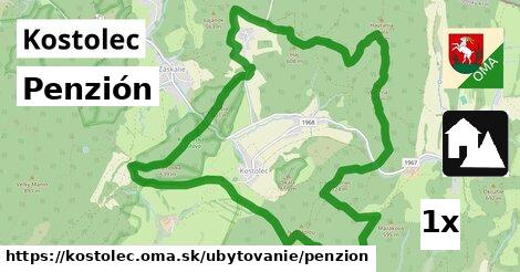 Penzión, Kostolec