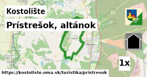 Prístrešok, altánok, Kostolište