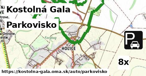 Parkovisko, Kostolná Gala