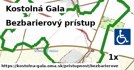 bezbarierový prístup v Kostolná Gala