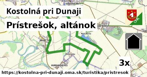 Prístrešok, altánok, Kostolná pri Dunaji