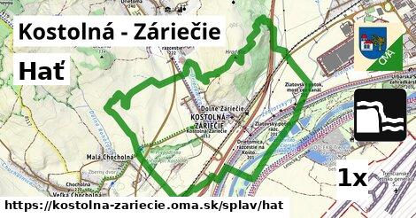 Hať, Kostolná - Záriečie