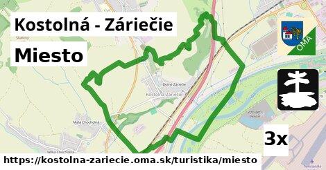 Miesto, Kostolná - Záriečie