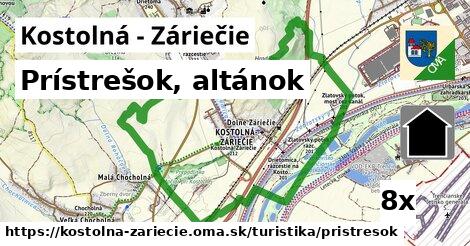 Prístrešok, altánok, Kostolná - Záriečie