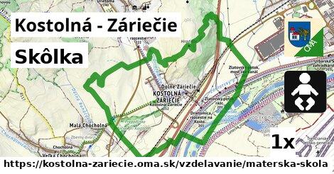 Skôlka, Kostolná - Záriečie