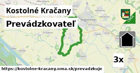 prevádzkovateľ v Kostolné Kračany