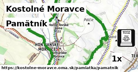 Pamätník, Kostolné Moravce