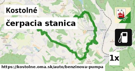 čerpacia stanica, Kostolné