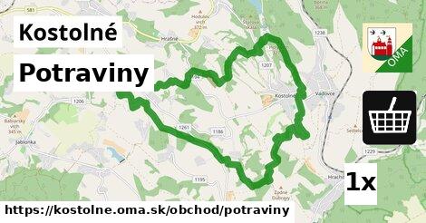 Potraviny, Kostolné