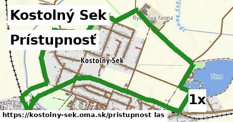prístupnosť v Kostolný Sek