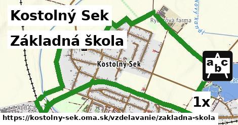 Základná škola, Kostolný Sek