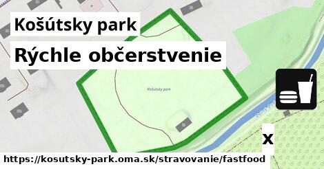 Všetky body v Košútsky park