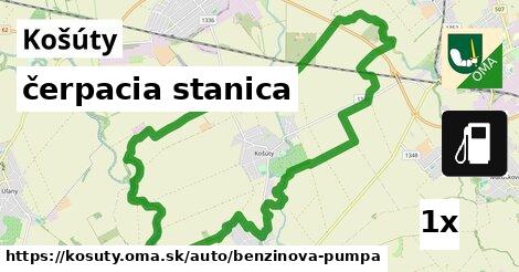 čerpacia stanica, Košúty