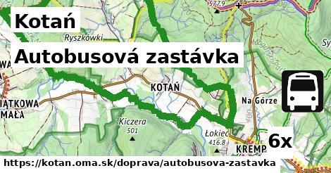 Autobusová zastávka, Kotań