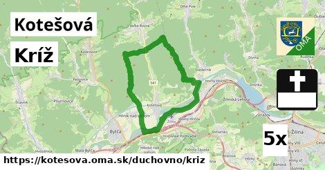 Kríž, Kotešová