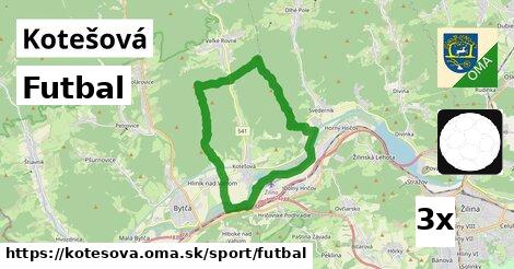 Futbal, Kotešová