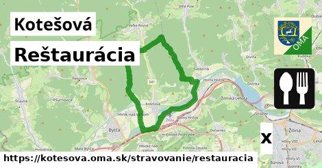 Reštaurácia, Kotešová